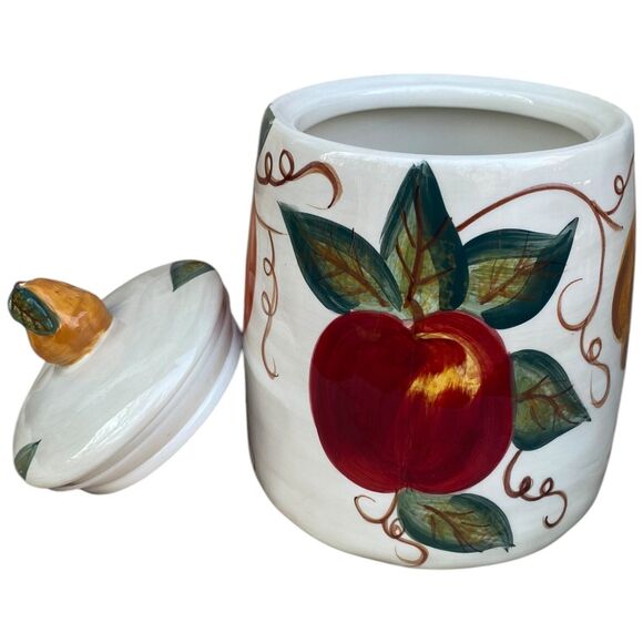 Ceramics Classica Venetian Tabletops Unlimited Canister Cookie Jar lid MEDIUM - Picture 6 of 11